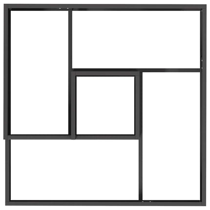 Trädgårdsplanterare Svart 60 x 60 x 50 cm Kallvalsat stål