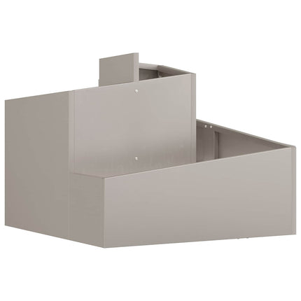 Trädgårdsplanterare Rostig 60 x 60 x 50 cm Väderbeständig stål