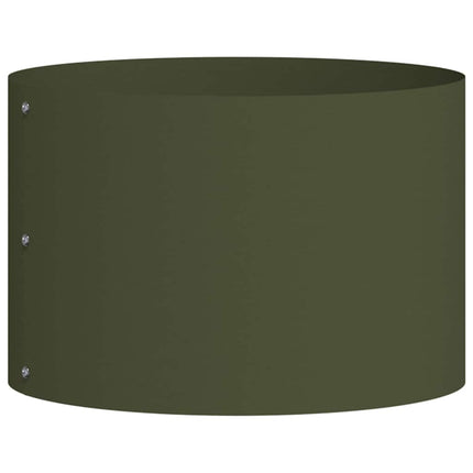 Krukring Olivgrön 30 x 30 x 20 cm Kallvalsat stål