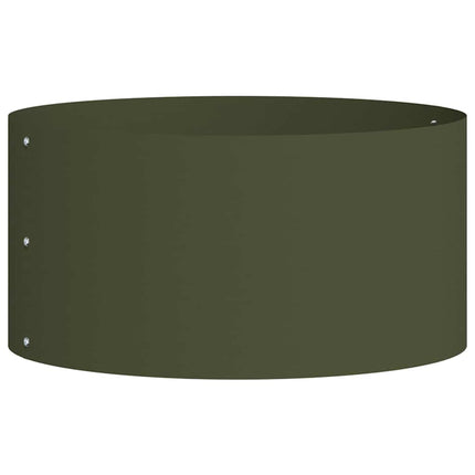 Krukring Olivgrön 40 x 40 x 20 cm Kallvalsat stål