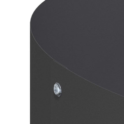 Krukring Svart 80 x 80 x 20 cm Kallvalsat stål