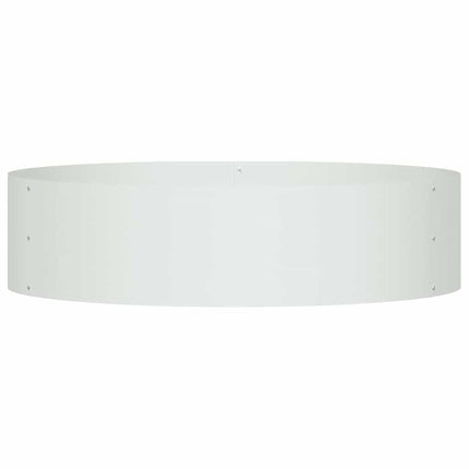 Krukring 5 st Vit 80 x 80 x 20 cm Kallvalsat stål