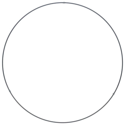 Krukring Antracit 80 x 80 x 20 cm Kallvalsat stål