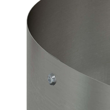 Krukring Silver 80 x 80 x 20 cm Rostfritt stål