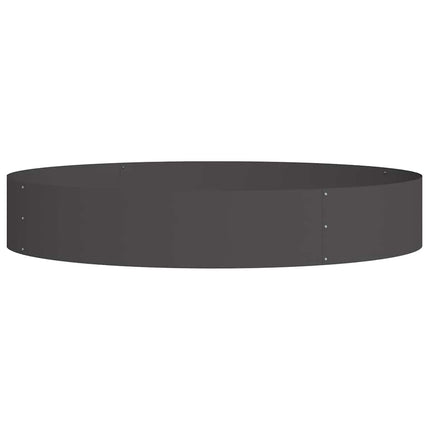 Krukring Svart 120 x 120 x 20 cm Kallvalsat stål