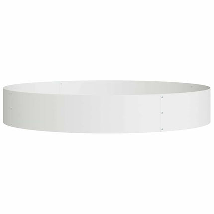 Krukring Vit 120 x 120 x 20 cm Kallvalsat stål