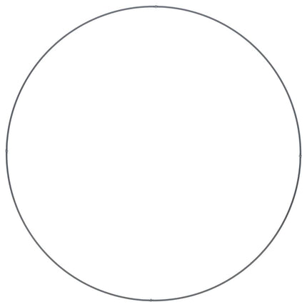 Krukring Antracit 120 x 120 x 20 cm Kallvalsat stål