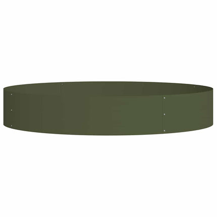 Krukring 5 pcs Olivgrön 120 x 120 x 20 cm Kallvalsat stål