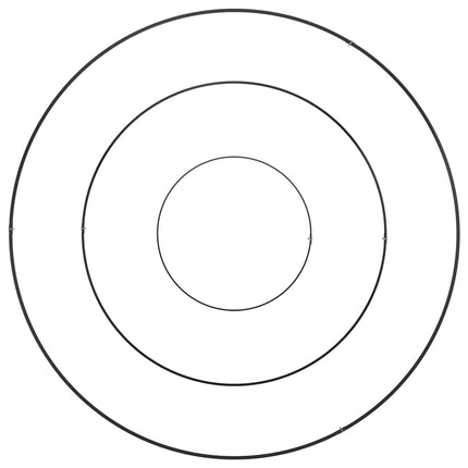 Trädgårdsplanterare Svart 90 x 90 x 20 cm Kallvalsat stål