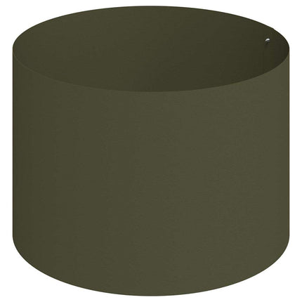 Trädgårdsplanterare Olivgrön 90 x 90 x 20 cm Kallvalsat stål