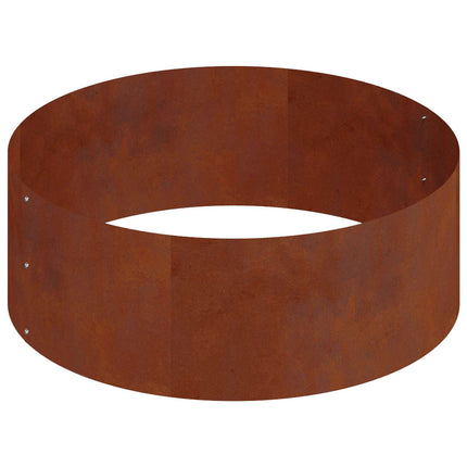Trädgårdsplanterare Rostig 90 x 90 x 20 cm Väderbeständig stål