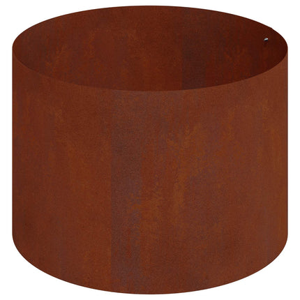 Trädgårdsplanterare Rostig 90 x 90 x 20 cm Väderbeständig stål