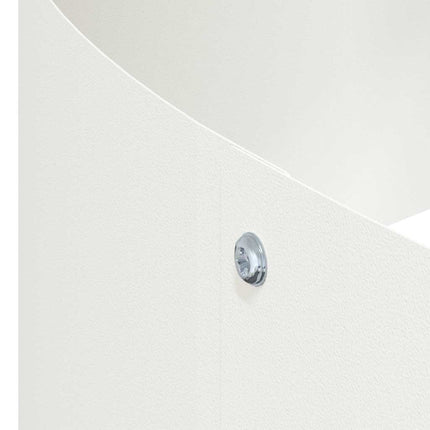 Trädgårdsplanterare Vit 120 x 120 x 20 cm Kallvalsat stål