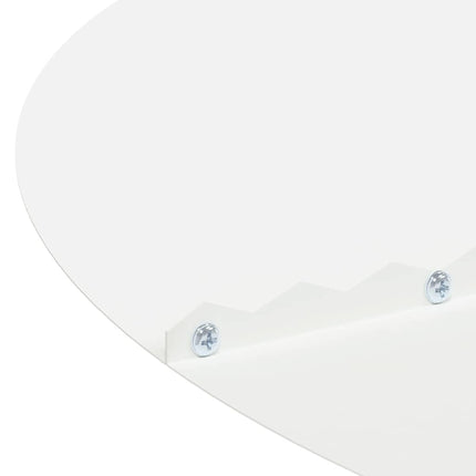 lämplig för Flat trädring Vit Ø30 / 60 cm Stål