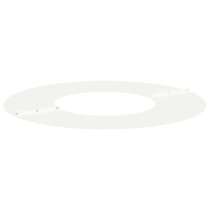 lämplig för Flat trädring Vit Ø30 / 60 cm Stål
