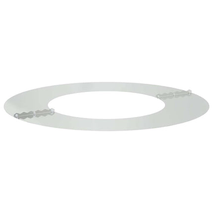 lämplig för Flat trädring Silver Ø40 / 70 cm Galvaniserat stål