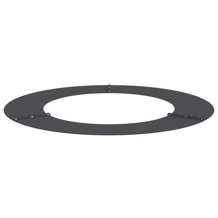 lämplig för Flat Trädringar 5 pcs Svart Ø50 / 80 cm Stål