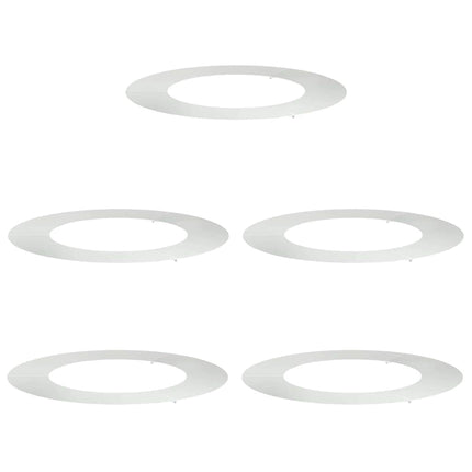 lämplig för Flat Trädringar 5 pcs Silver Ø50 / 80 cm