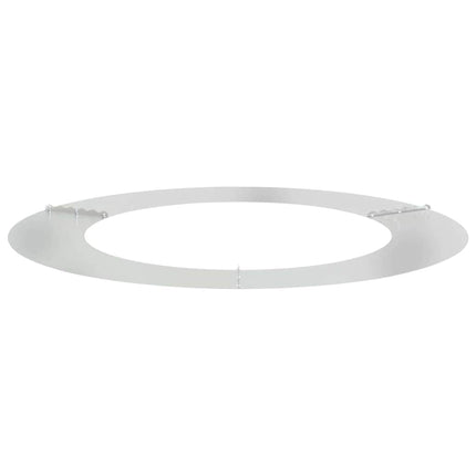 lämplig för Flat trädring Silver Ø60 / 90 cm Galvaniserat stål