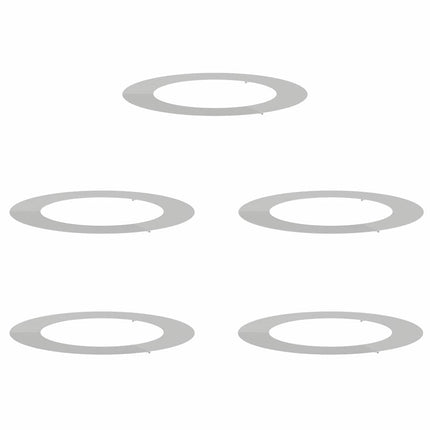 lämplig för Flat Trädringar 5 pcs Silver Ø60 / 90 cm