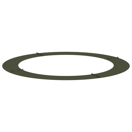 lämplig för Flat trädring Olivgrön Ø90 / 120 cm Stål