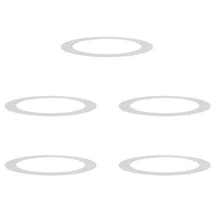 lämplig för Flat Trädringar 5 pcs Silver Ø90 / 120 cm