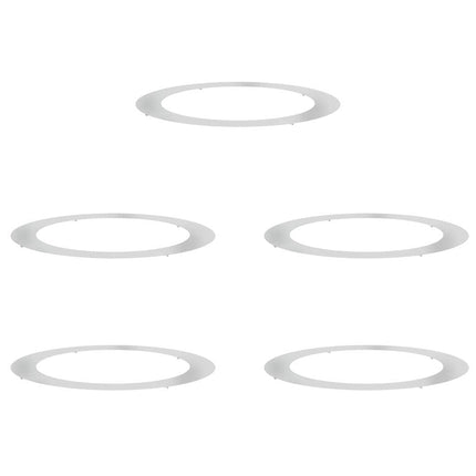 lämplig för Flat Trädringar 5 pcs Silver Ø90 / 120 cm