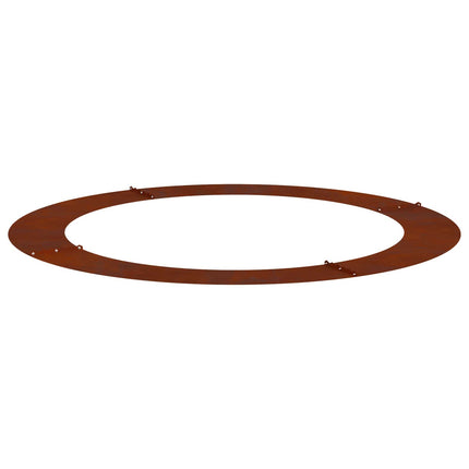 lämplig för Flat trädring Rostig Ø90/120 cm