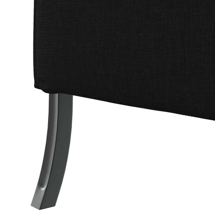 Hög Ryggsoffa 101cm Svart tyg