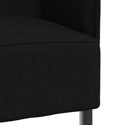Hög Ryggsoffa 101cm Svart tyg