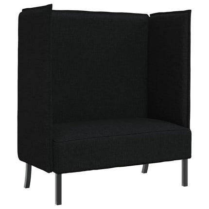 Hög Ryggsoffa 101cm Svart tyg