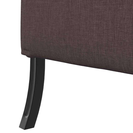 Hög Ryggsoffa 101cm Mörkbrun tyg
