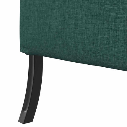 Hög Ryggsoffa 101cm Mörkgrön tyg
