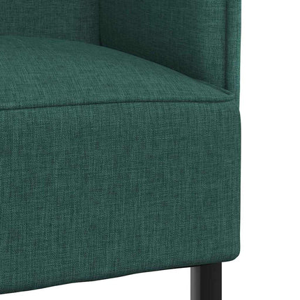Hög Ryggsoffa 101cm Mörkgrön tyg
