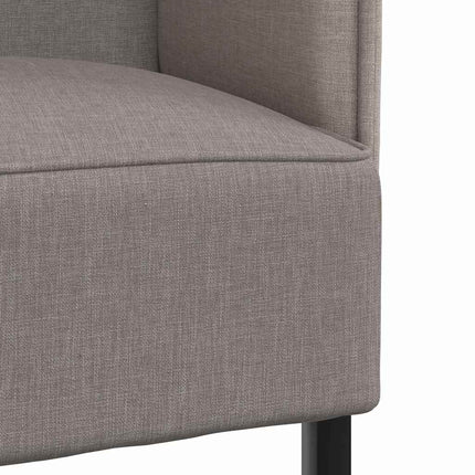 Hög Ryggsoffa 101cm Taupe tyg