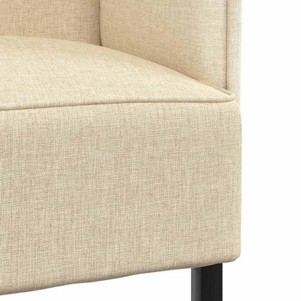 Hög Ryggsoffa 101cm Kräm tyg
