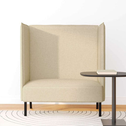 Hög Ryggsoffa 101cm Kräm tyg