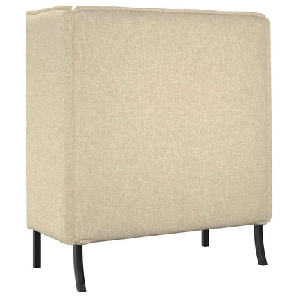Hög Ryggsoffa 101cm Kräm tyg