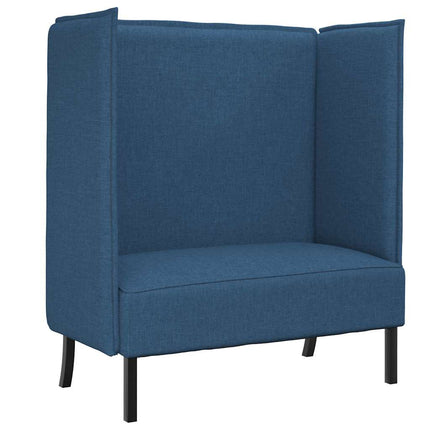 Hög Ryggsoffa 101cm Blå tyg