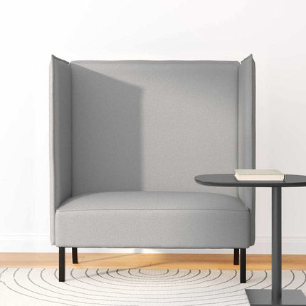Hög Ryggsoffa Moln grå 109 x 56 x 121 cm tyg