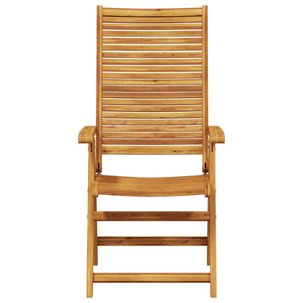 Trädgårdsmöbelset 5 pcs Brun Massivt Akaciaträ