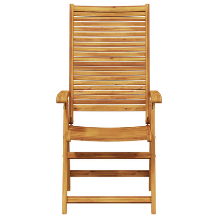 Trädgårdsmöbelset 7 pcs Brun Massivt Akaciaträ