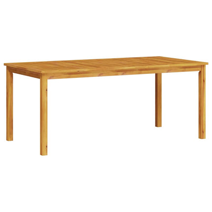 Trädgårdsmöbelset 7 pcs Brun Massivt Akaciaträ