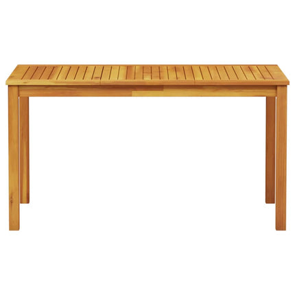 Trädgårdsmöbelset 5 pcs Brun Massivt Akaciaträ