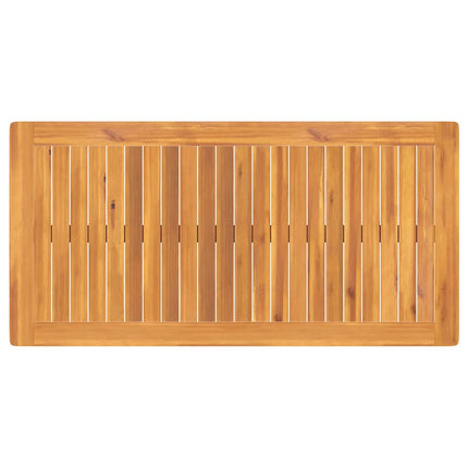 Trädgårdsmöbelset 3 pcs Brun Massivt Akaciaträ