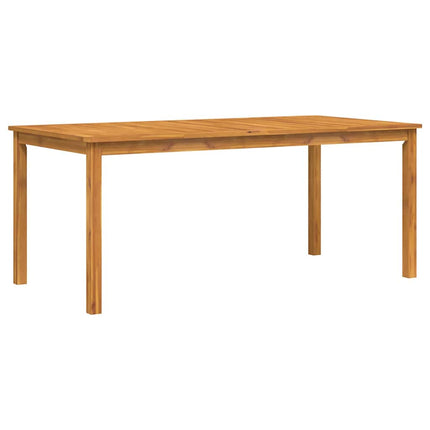 Trädgårdsmöbelset 9 pcs Brun Massivt Akaciaträ