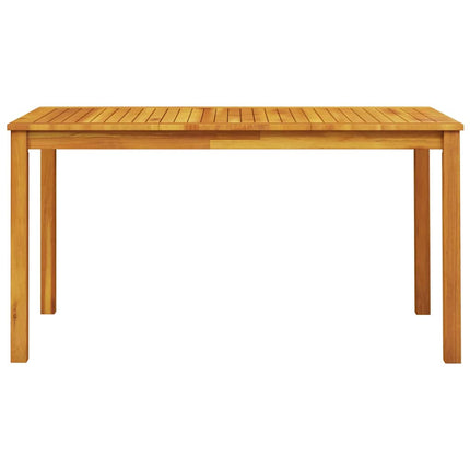Trädgårdsmöbelset 7 pcs Brun Massivt Akaciaträ