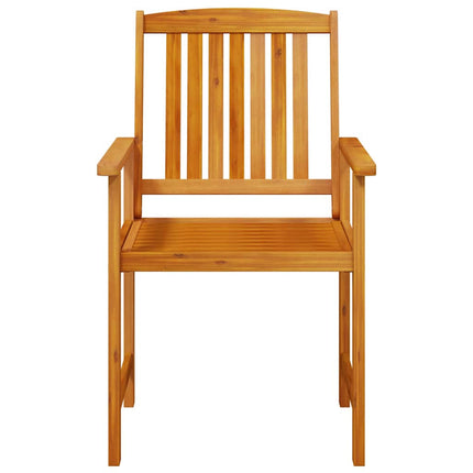 Trädgårdsmöbelset 9 pcs Brun Massivt Akaciaträ