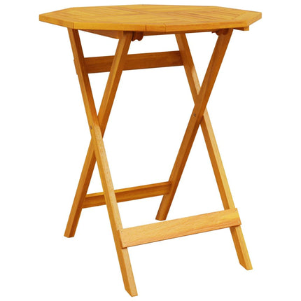 Fällbart bistroset 3 pcs Brun Massivt Akaciaträ