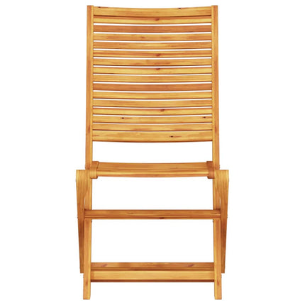 Trädgårdsmöbelset 5 pcs Brun Massivt Akaciaträ